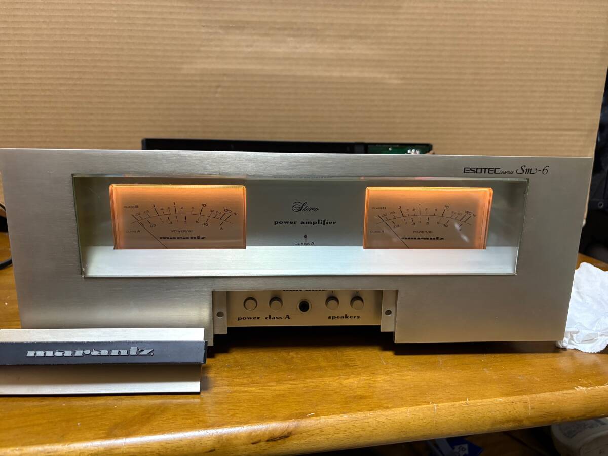 marantz マランツ SM-６ パワーアンプ　中古　ジャンク_画像2