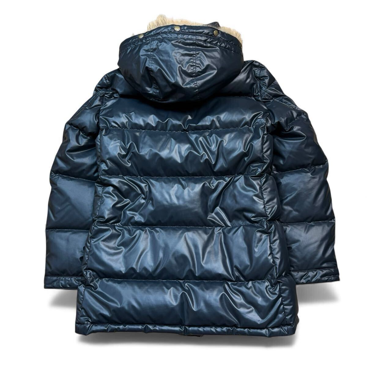 【美品!!!名作!!!】BURBERRY BLACK LABEL バーバリーブラックレーベル ダウンジャケット タヌキファー ノバチェック 3way メンズ Mサイズ_画像7