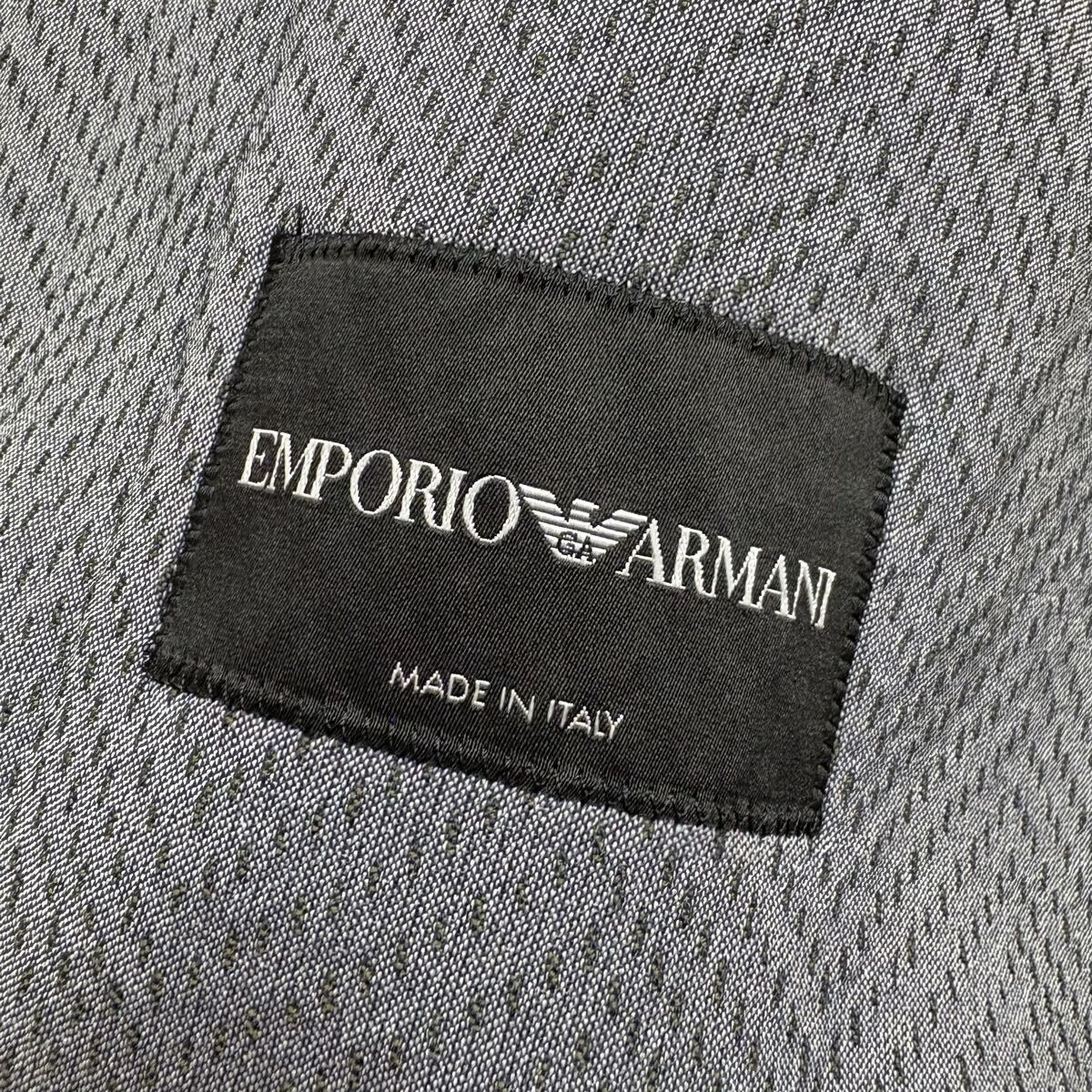 【タグ付新品未使用XXXXLサイズ!!!】EMPORIO ARMANI エンポリオアルマーニ 現行 テーラードジャケット ワッフル調ジャガード サイズ56_画像7