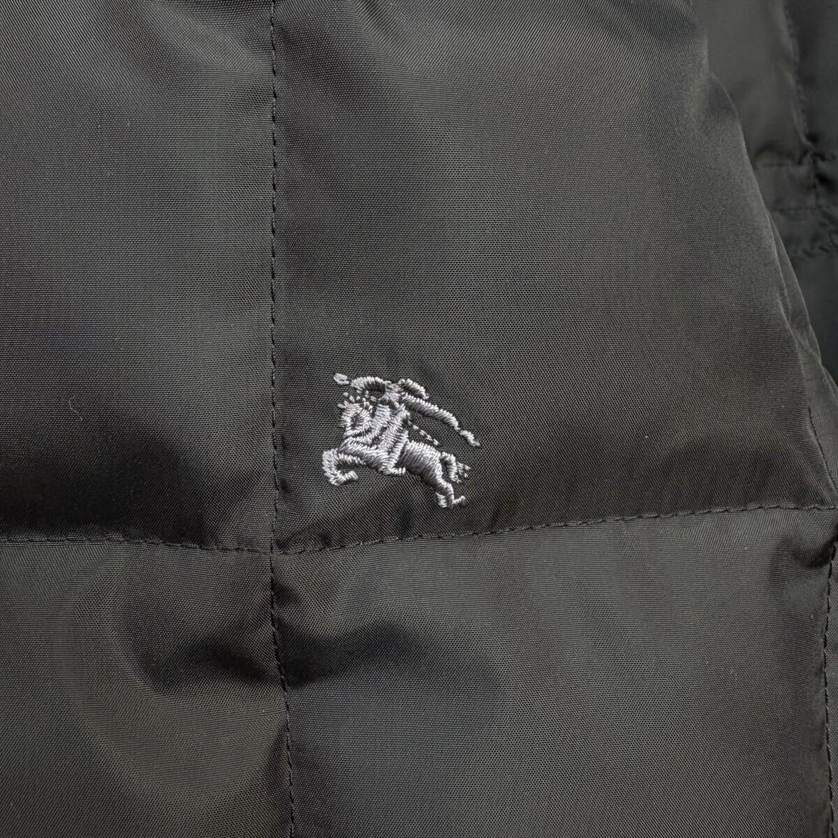 【名作!!!極美品!!!】BURBERRY BLACK LABEL バーバリーブラックレーベル キルティング 2wayダウンジャケット ラビットファー ノバチェック_画像6