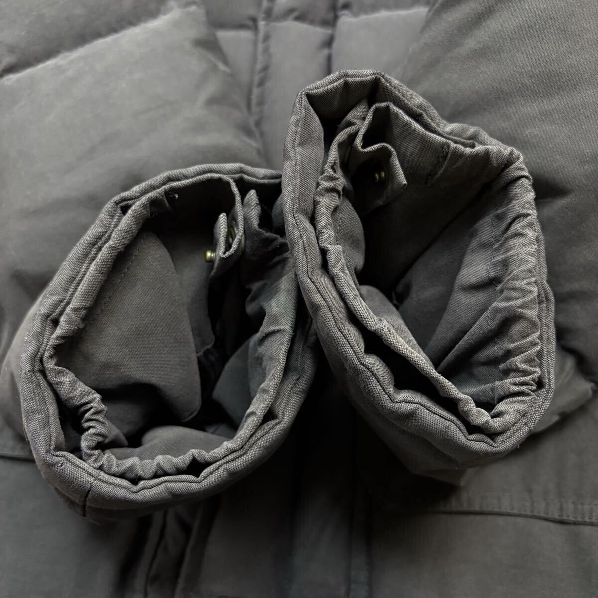 【美品XLサイズ!!!】ErmenegildoZegna エルメネジルドゼニア 中綿ジャケット ブルゾン ロゴ ジップアップ ダークネイビー メンズ サイズ50_画像5