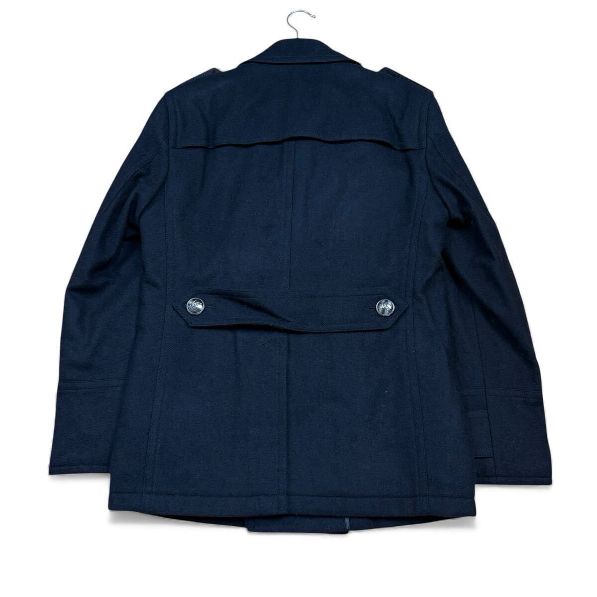 【名作!!!極美品!!!】BURBERRY BLACK LABEL バーバリーブラックレーベル ナポレオン ピーコート キルティング ノバチェック メンズ Mサイズ_画像6