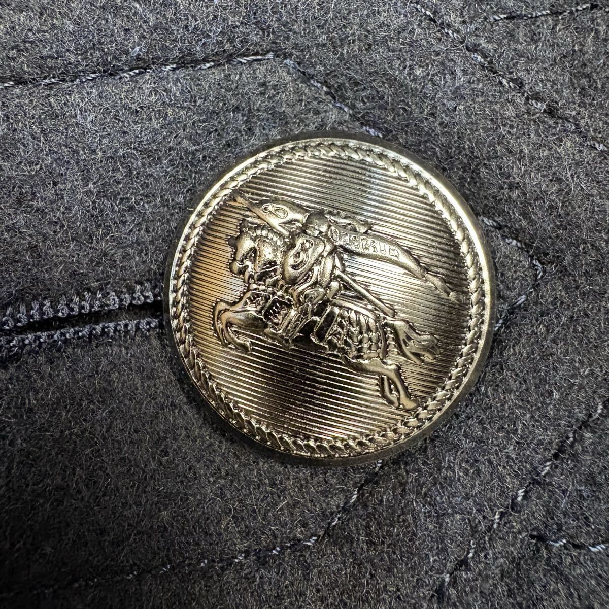 【名作!!!極美品!!!】BURBERRY BLACK LABEL バーバリーブラックレーベル ナポレオン ピーコート キルティング ノバチェック メンズ Mサイズ_画像7