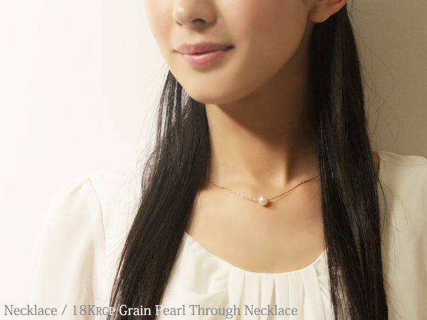 新品/ネックレス/18KRGP/一粒/パール/真珠/18金/18K/レディース/ピンクゴールド/チェーン/シンプル/上品/女性/フォーマル_画像6
