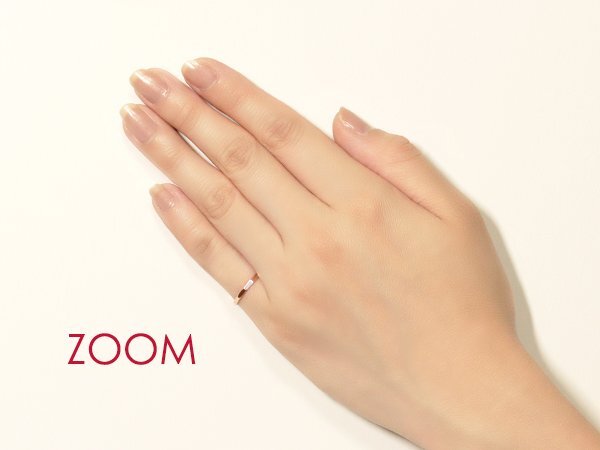 3号 / 新品 ピンキーリング K18GP 指輪 ピンクゴールド 18金 小指 レディース シンプル メタル 細い 重ね着け 重ね付け プレゼント 女性_画像5
