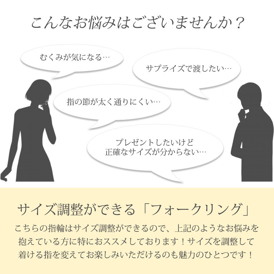 7号~11号 調整可能 フォークリング/新品 指輪 K18GP フリーサイズ リーフ 葉 シルバー 18金 ホワイトゴールド レディース プレゼント 女性_画像4