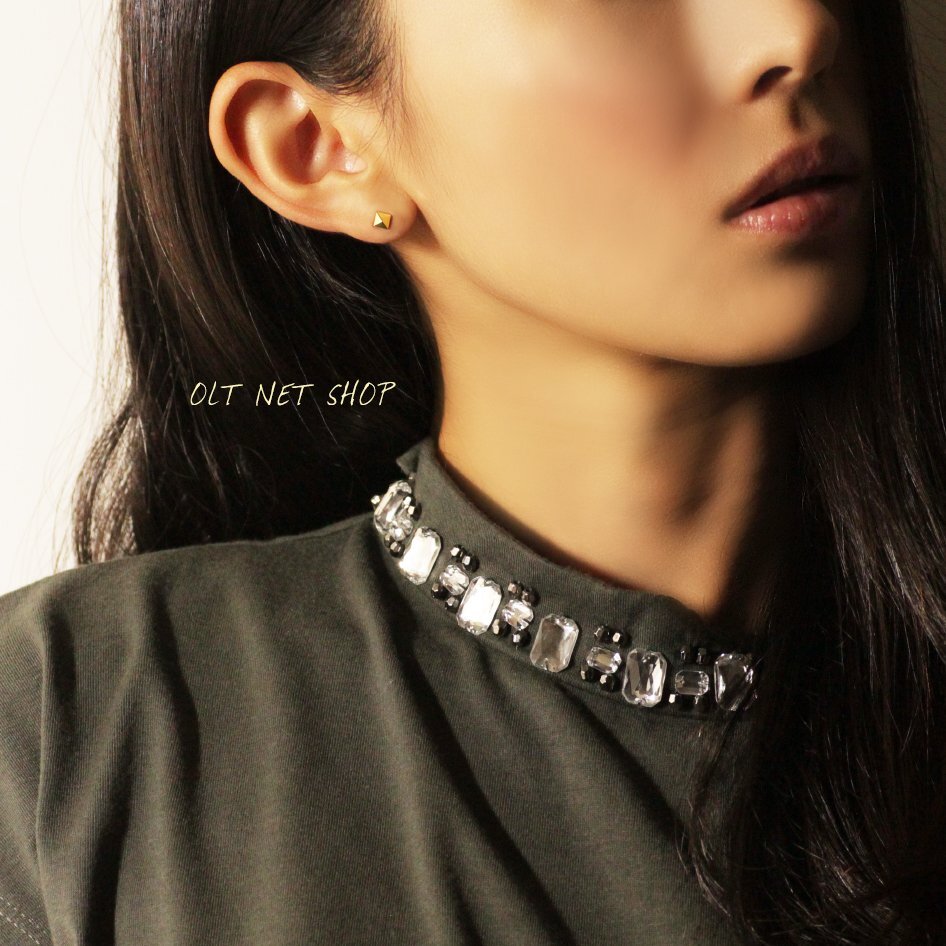 ステンレス製/スタッド/ピアス/レディース/スクエア/ミニマム/スタッズ/ゴールド/メタル/金属アレルギー/シンプル/小さい/小さめ/四角/女性_画像7