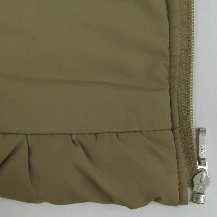 べべ 中綿ジャケット ジャンパー アウター コート キッズ 女の子用 120サイズ ベージュ BeBe_画像4