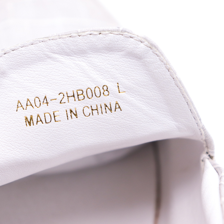 センスオブプレイスバイアーバンリサーチ スリッポン クロコ型押し レディース Lサイズ ホワイト SENSE OF PLACE by URBAN RESEARCH_画像4