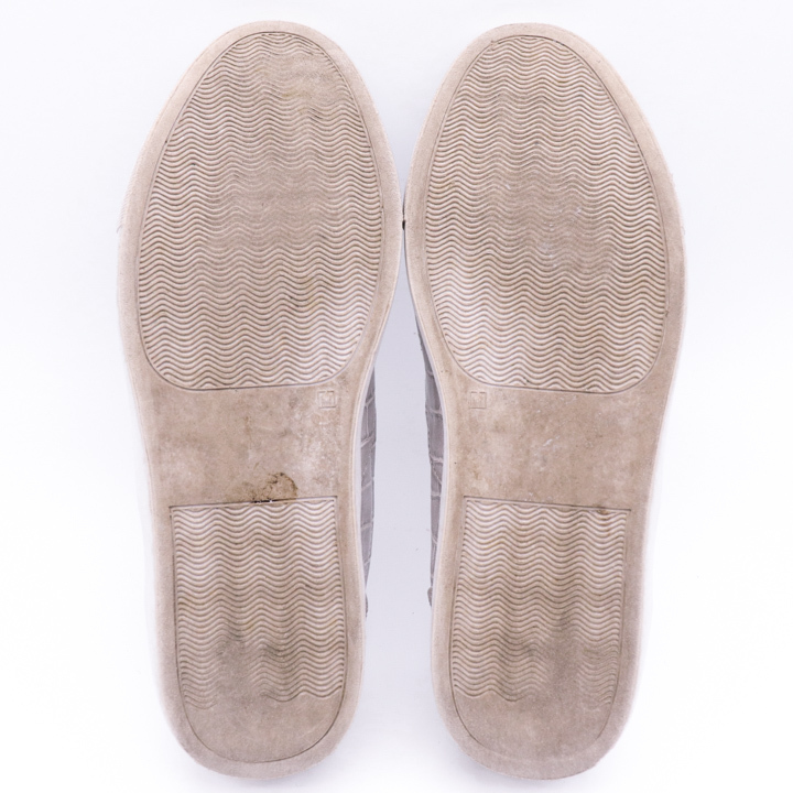 センスオブプレイスバイアーバンリサーチ スリッポン クロコ型押し レディース Lサイズ ホワイト SENSE OF PLACE by URBAN RESEARCH_画像6