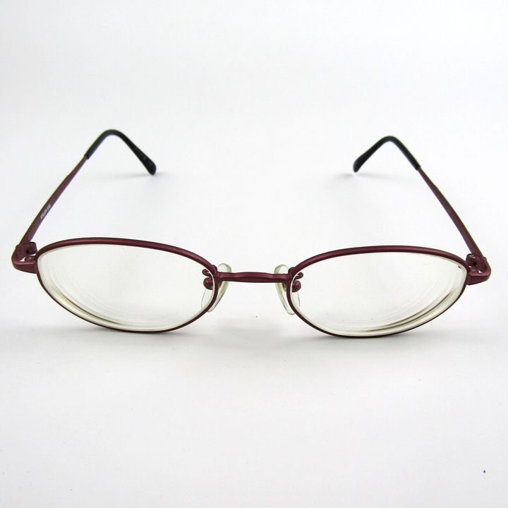アトリエ サブ メガネ 度有 フルリム フレーム AS-1010 ブランド アイウェア レディース 51□20サイズ ワインレッド ATELIER SAB_画像3