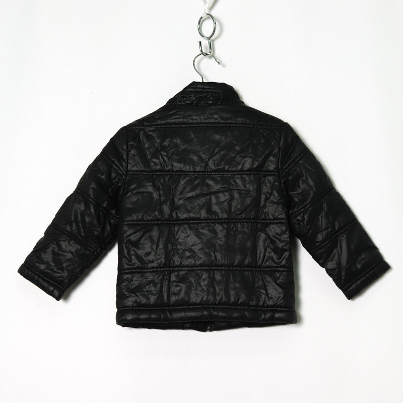 エーアーベー ナイロンジャケット ミリタリー ジャンパー アウター ベビー 男の子用 90サイズ ブラック e.a.B_画像2