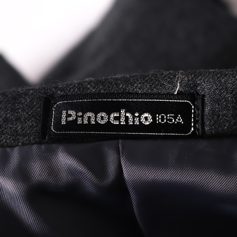 ピノチオ スーツ 上下セットアップ ジャケット 半ズボン フォーマル 卒入園式 日本製 キッズ 男の子用 105Aサイズ ブラック PINOCCHIO_画像3