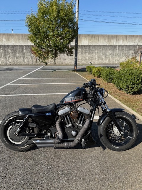 ハーレーダビットソン2014年式 XL1200X FORTY-EIGHT ノーマルパーツ有り 走行18200Km 程度良好 事故歴なし_画像5