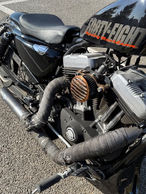 ハーレーダビットソン2014年式 XL1200X FORTY-EIGHT ノーマルパーツ有り 走行18200Km 程度良好 事故歴なし_画像8