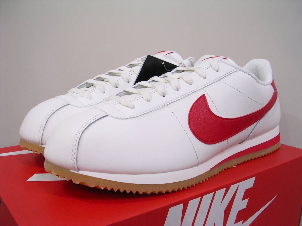 新品 NIKE レザーコルテッツ オフ白赤 US11 29cm 完売サイズ 国内品 定価12430円 DM4044-110 セイルX赤 ナイキ CORTEZ SAIL/RED/GUM_画像3