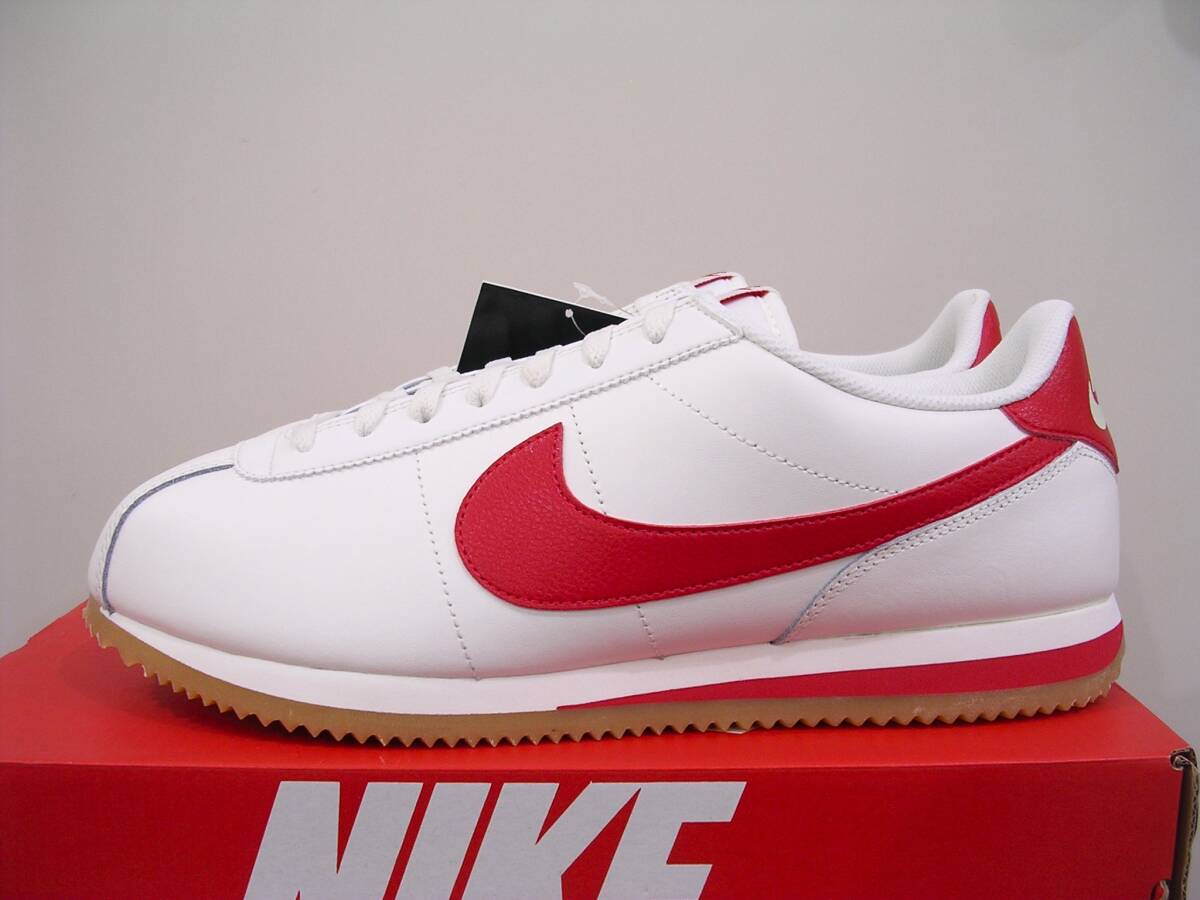 新品 NIKE レザーコルテッツ オフ白赤 US11 29cm 完売サイズ 国内品 定価12430円 DM4044-110 セイルX赤 ナイキ CORTEZ SAIL/RED/GUM_画像4