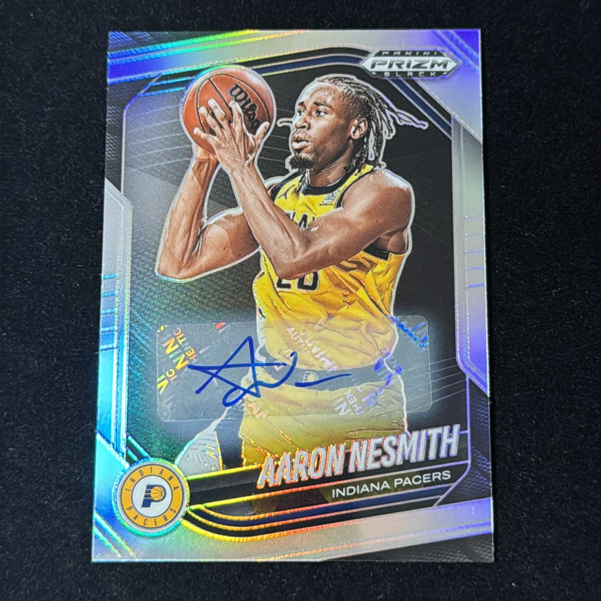 Aaron Nesmith Aaron *ne Smith Panini Prizm Black 2024-2025 Silver Auto автограф автограф Pacerspeisa-z