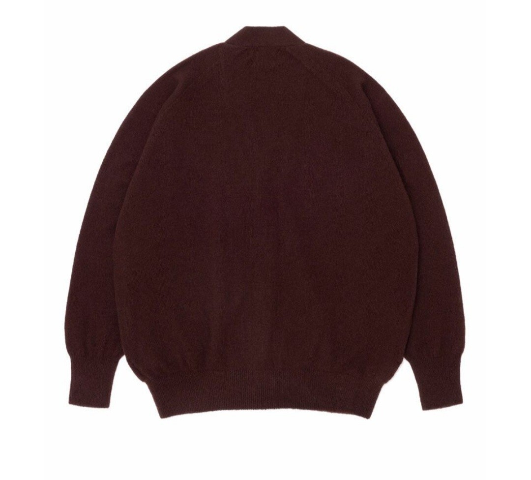 即完売 別注 HERILL Wholegarment Cardigan size 4《ヘリル》ホールガーメント カーディガン 100％ CASHMERE_画像2