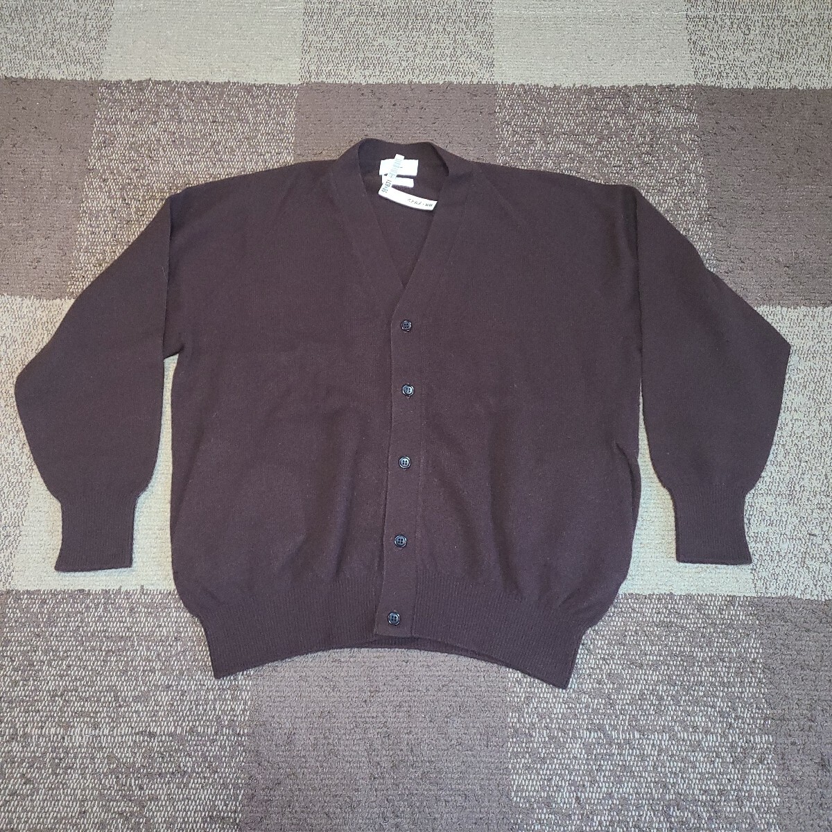 即完売 別注 HERILL Wholegarment Cardigan size 4《ヘリル》ホールガーメント カーディガン 100％ CASHMERE_画像5