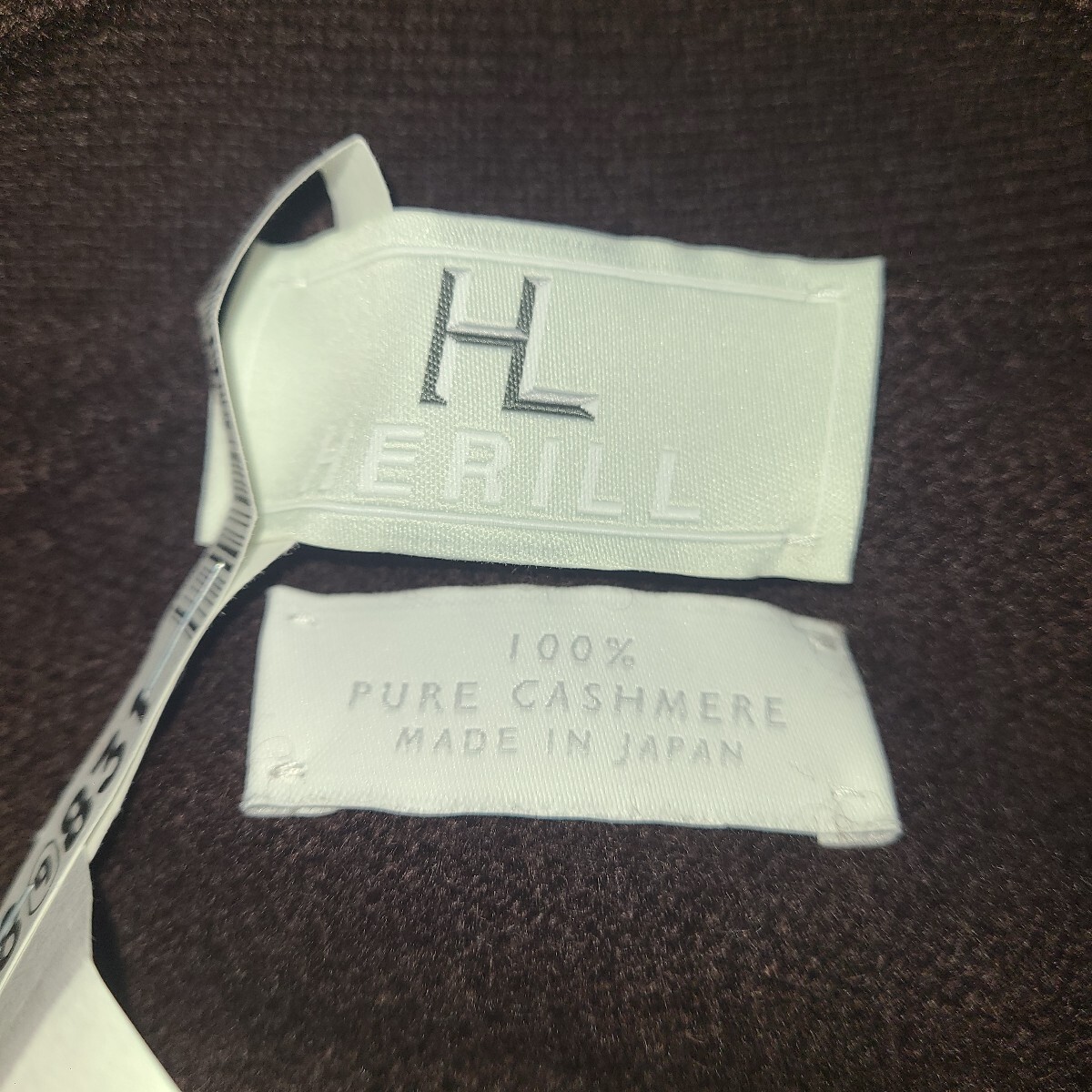 即完売 別注 HERILL Wholegarment Cardigan size 4《ヘリル》ホールガーメント カーディガン 100％ CASHMERE_画像7