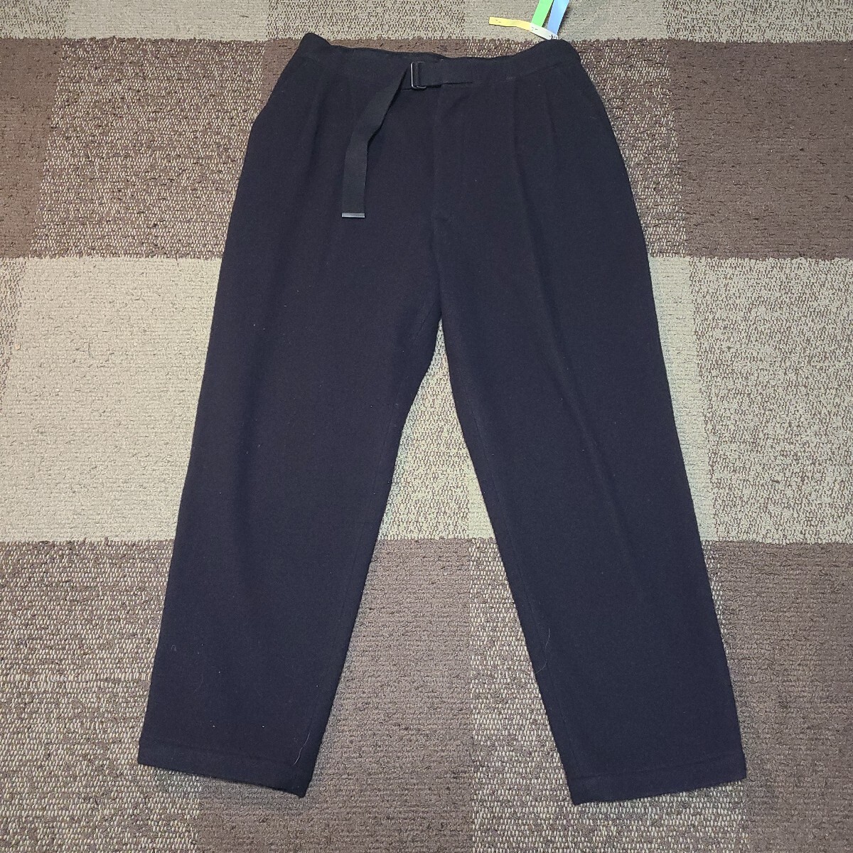 即完売 別注 comoli Wool Napping Pants size 1《コモリ》ウール ナッピングパンツ NAVY _画像4
