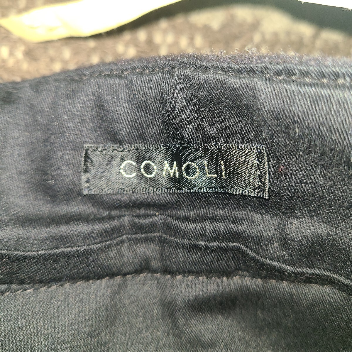 即完売 別注 comoli Wool Napping Pants size 1《コモリ》ウール ナッピングパンツ NAVY _画像6