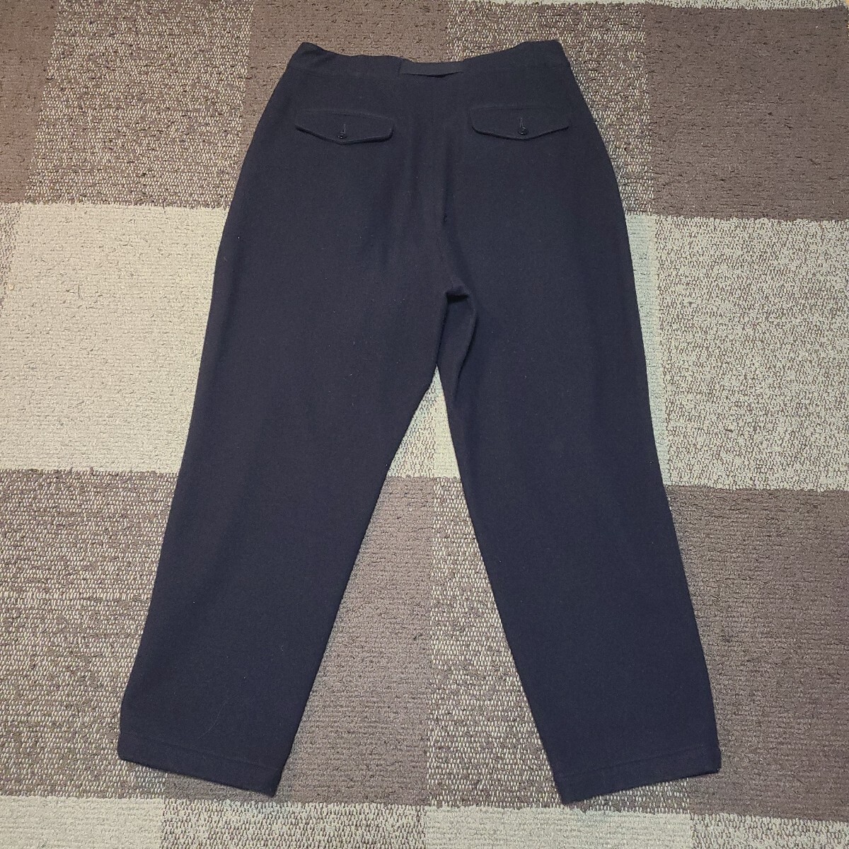 即完売 別注 comoli Wool Napping Pants size 1《コモリ》ウール ナッピングパンツ NAVY _画像5