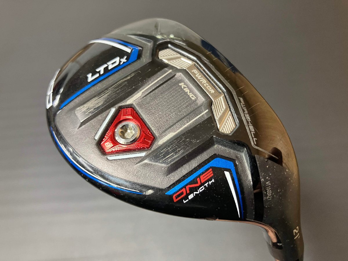 08】 訳あり コブラ KING LTDx ワンレングス 4U 21度 ユーティリティ 純正カーボン（R）_画像1