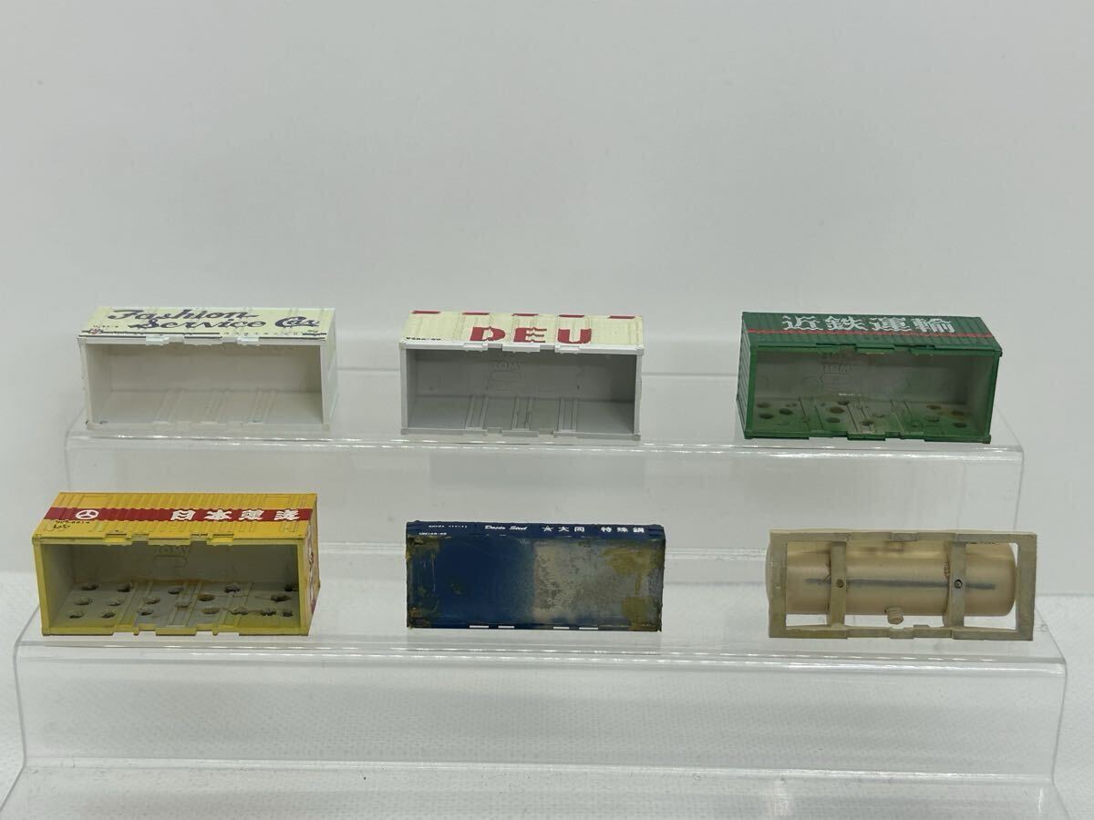 UC6 日本運送 他 コンテナ 6個 TOMIX 他 Nゲージ貨車 まとめ まとめて〜_画像4
