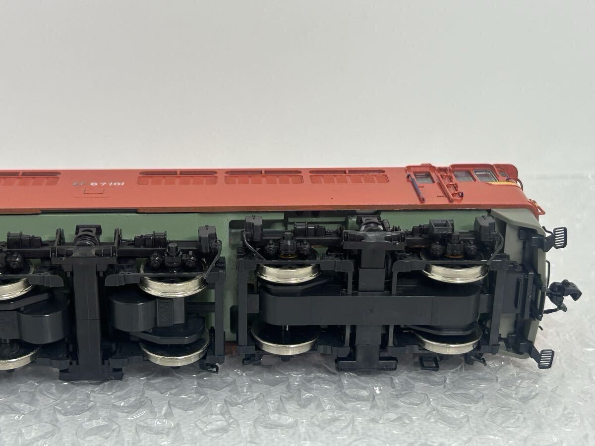 【HOゲージ】EF67-101 動作確認・ライト点灯確認 KATO 加工品 電気機関車_画像7