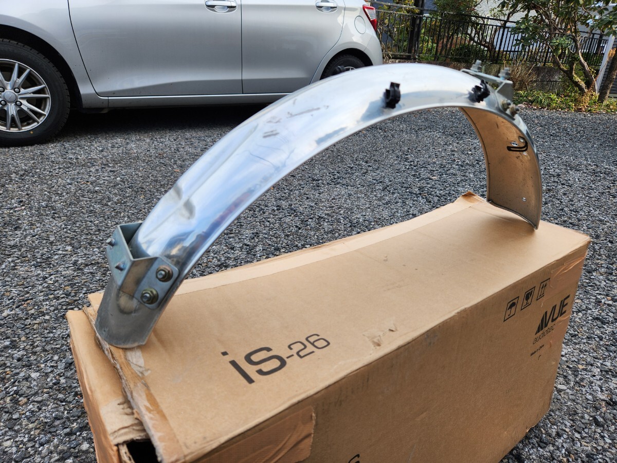 ドリーム50 リアフェンダー アルミ 中古品_画像8