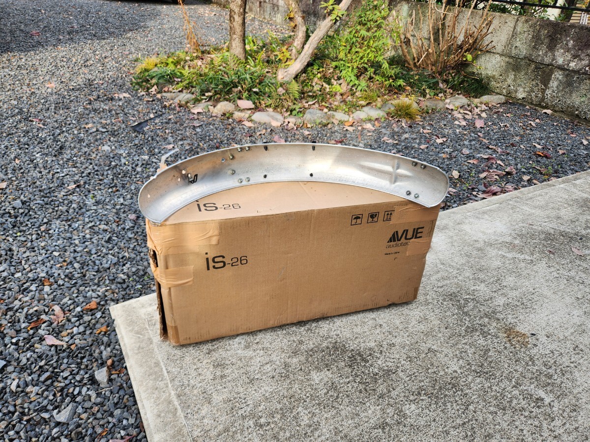 ドリーム50 リアフェンダー アルミ 中古品_画像9