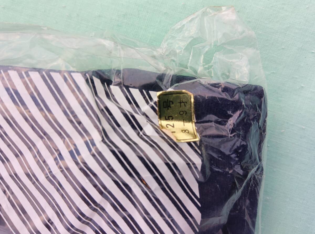 女子 未使用品 旧型スクール水着 125サイズ キンポーニット 濃紺色 ネイビー_画像8