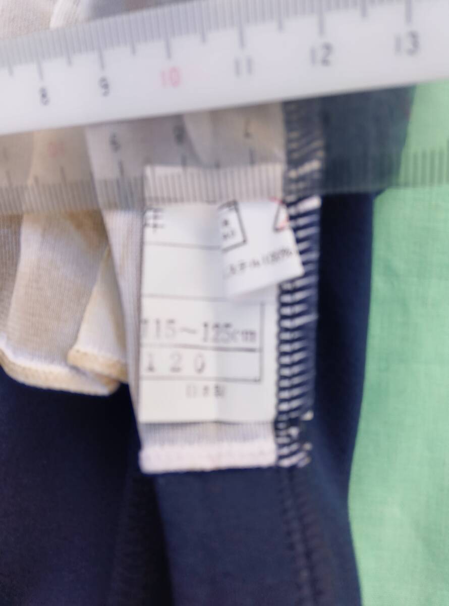 女子 未使用品 旧型スクール水着 8号サイズ サンプール 濃紺色 ネイビー_画像6