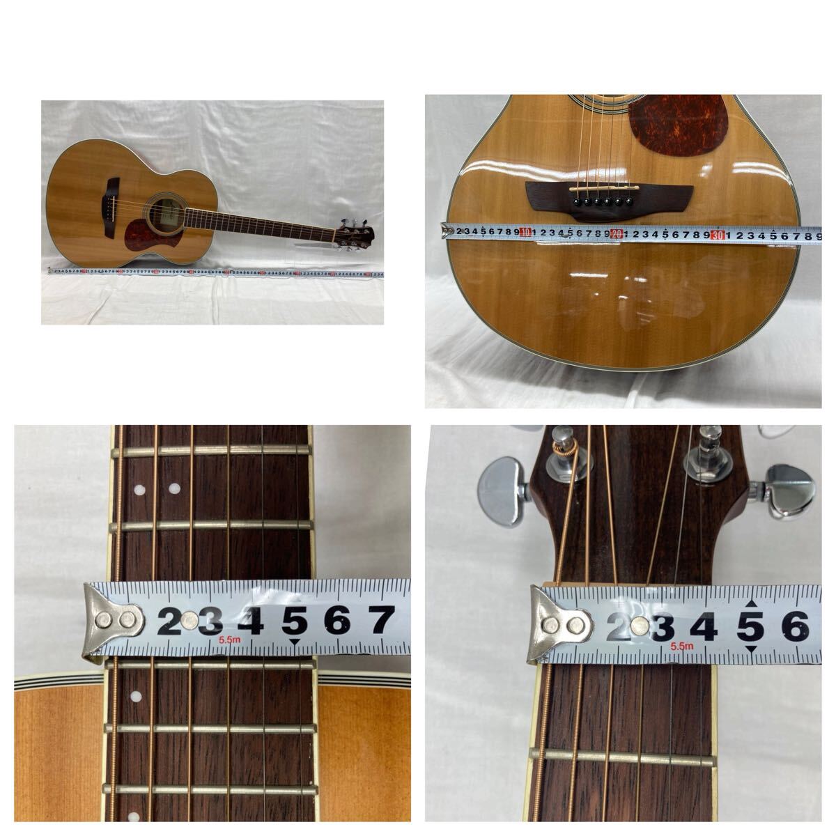 [美品]James ジェームス アコースティックギター アコギ J-300A NAT 島村楽器オリジナル ピック/カポ/マイクチューナー/クリップチューナー_画像7