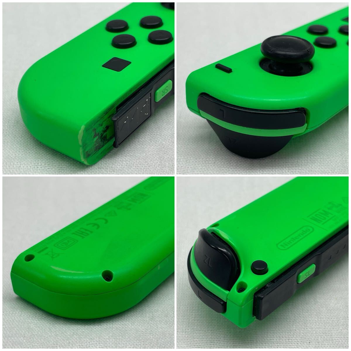 【通電初期化済み】Nintendo Switch HAC-001 ニンテンドースイッチ 任天堂 スイッチ ネオングリーン ネオンピンク セット 箱付_画像5