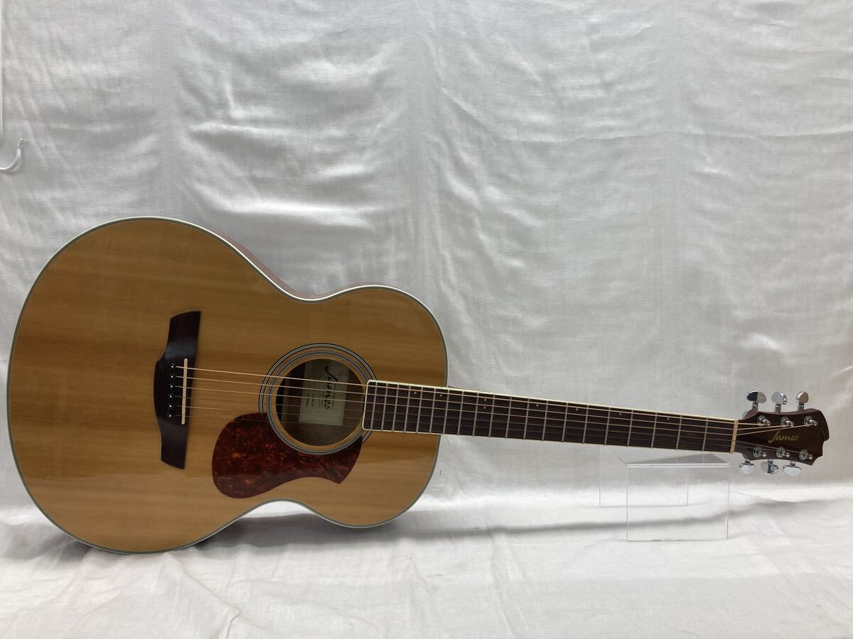 [美品]James ジェームス アコースティックギター アコギ J-300A NAT 島村楽器オリジナル ピック/カポ/マイクチューナー/クリップチューナー_画像2