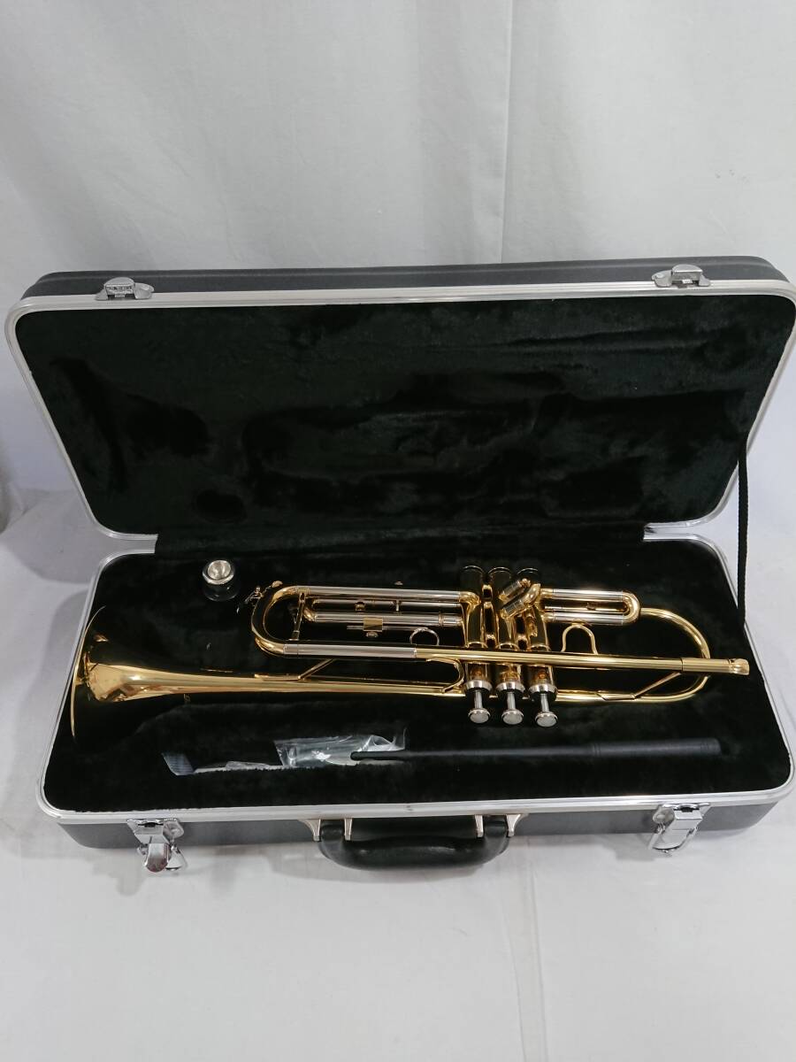 [ прекрасный товар ]Richard Richard труба CG23911 жесткий чехол имеется [ духовые инструменты духовая музыка золотой труба JAZZ Jazz симпатичный музыка часть . хобби ценный ]