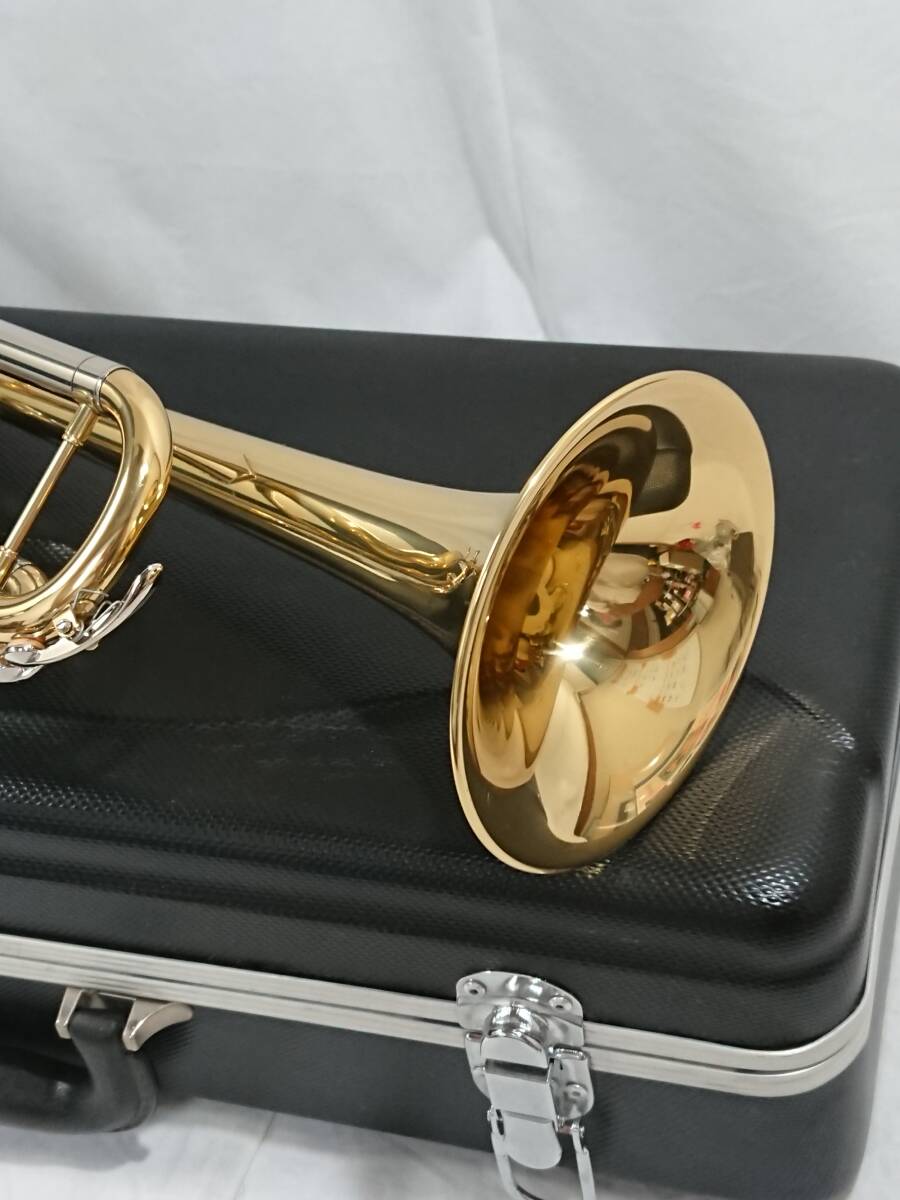 [ прекрасный товар ]Richard Richard труба CG23911 жесткий чехол имеется [ духовые инструменты духовая музыка золотой труба JAZZ Jazz симпатичный музыка часть . хобби ценный ]