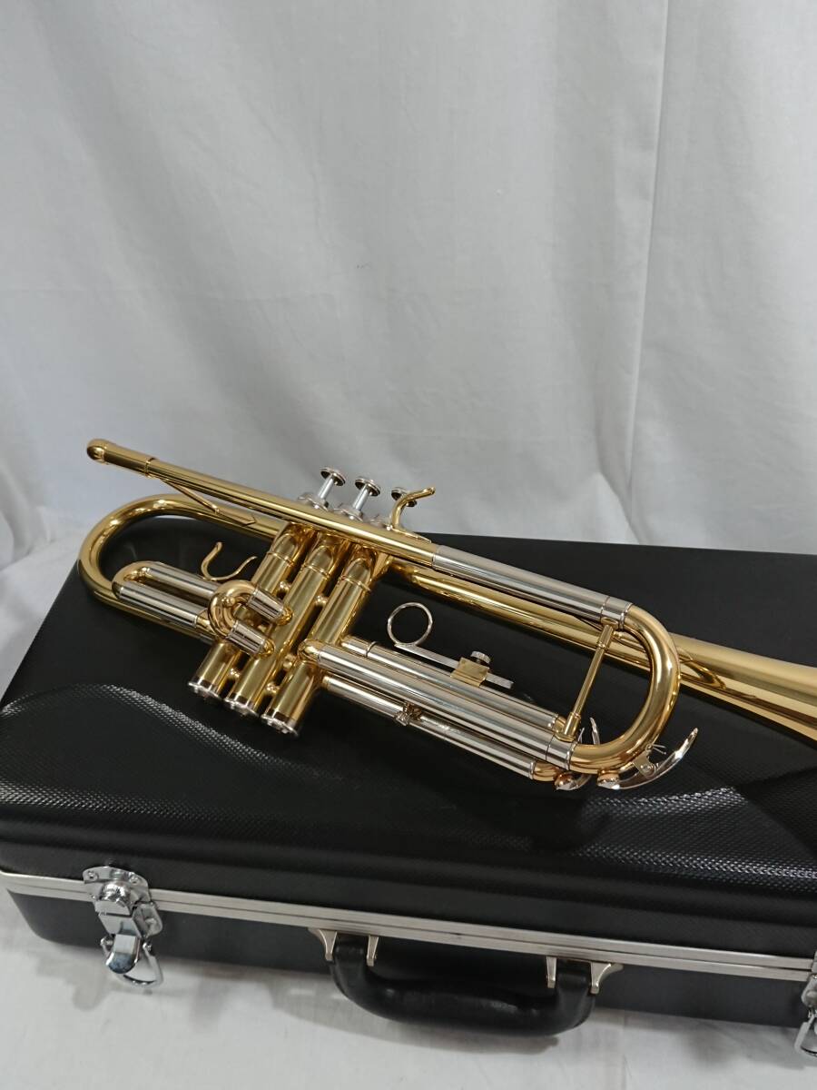 [ прекрасный товар ]Richard Richard труба CG23911 жесткий чехол имеется [ духовые инструменты духовая музыка золотой труба JAZZ Jazz симпатичный музыка часть . хобби ценный ]