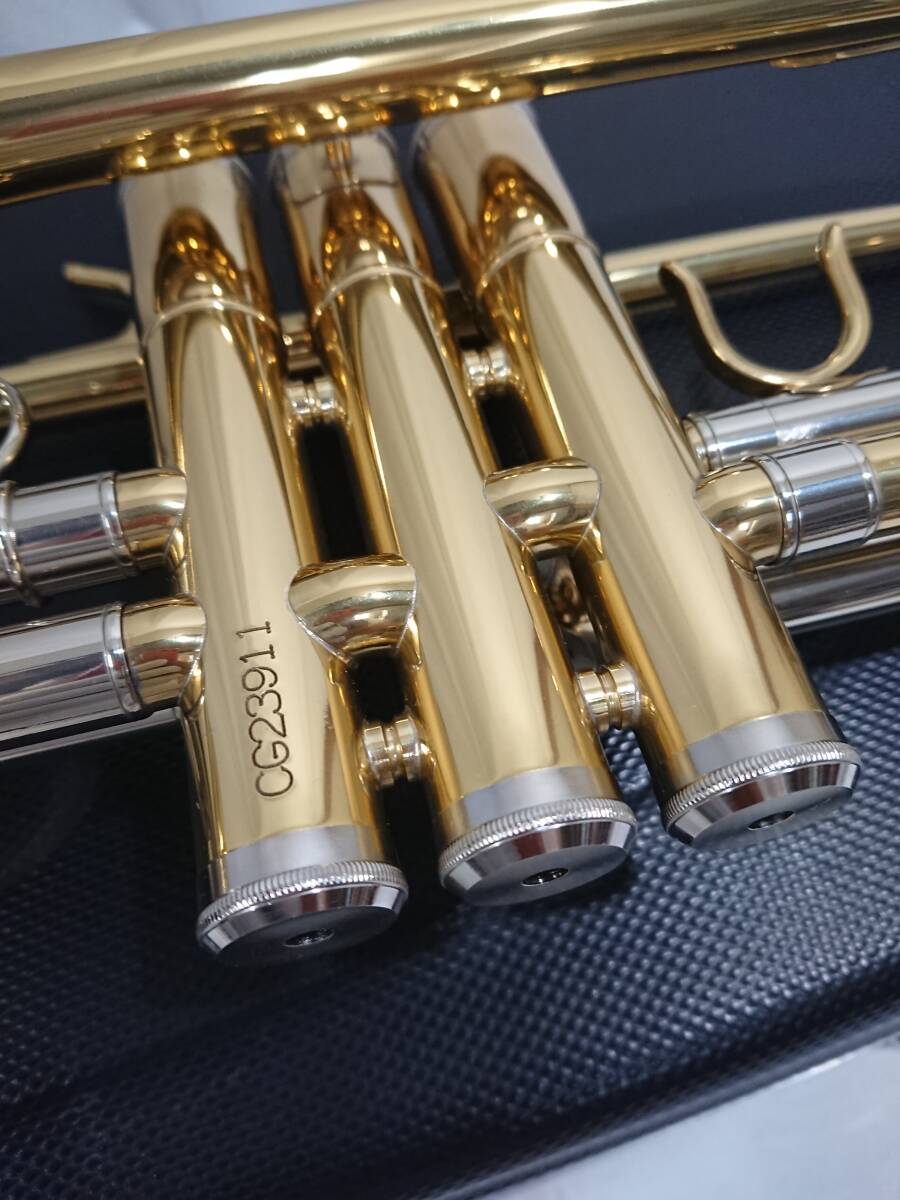 [ прекрасный товар ]Richard Richard труба CG23911 жесткий чехол имеется [ духовые инструменты духовая музыка золотой труба JAZZ Jazz симпатичный музыка часть . хобби ценный ]