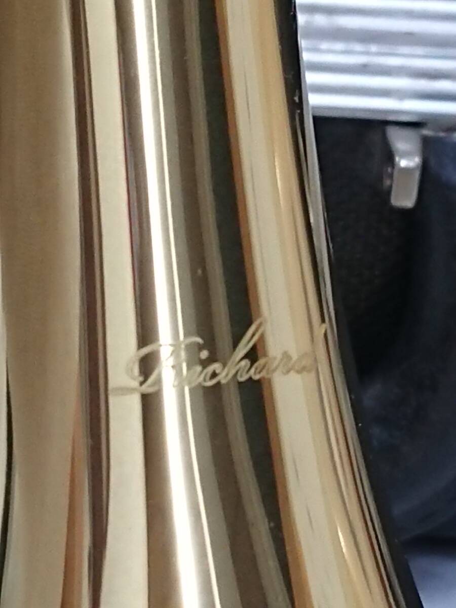 [ прекрасный товар ]Richard Richard труба CG23911 жесткий чехол имеется [ духовые инструменты духовая музыка золотой труба JAZZ Jazz симпатичный музыка часть . хобби ценный ]