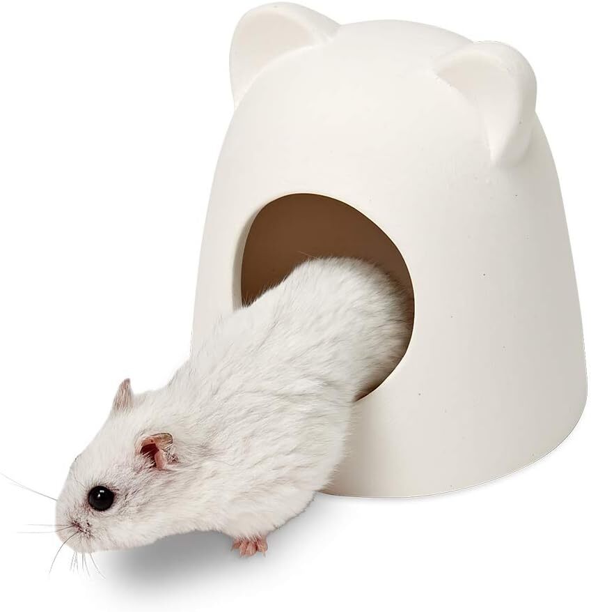 新品 送料無料 3個セット ハムスター はむすたー 隠れ家 マルカン ミニマルランド ひんやりセラミックハウス 暑さ対策 ハウス_画像6