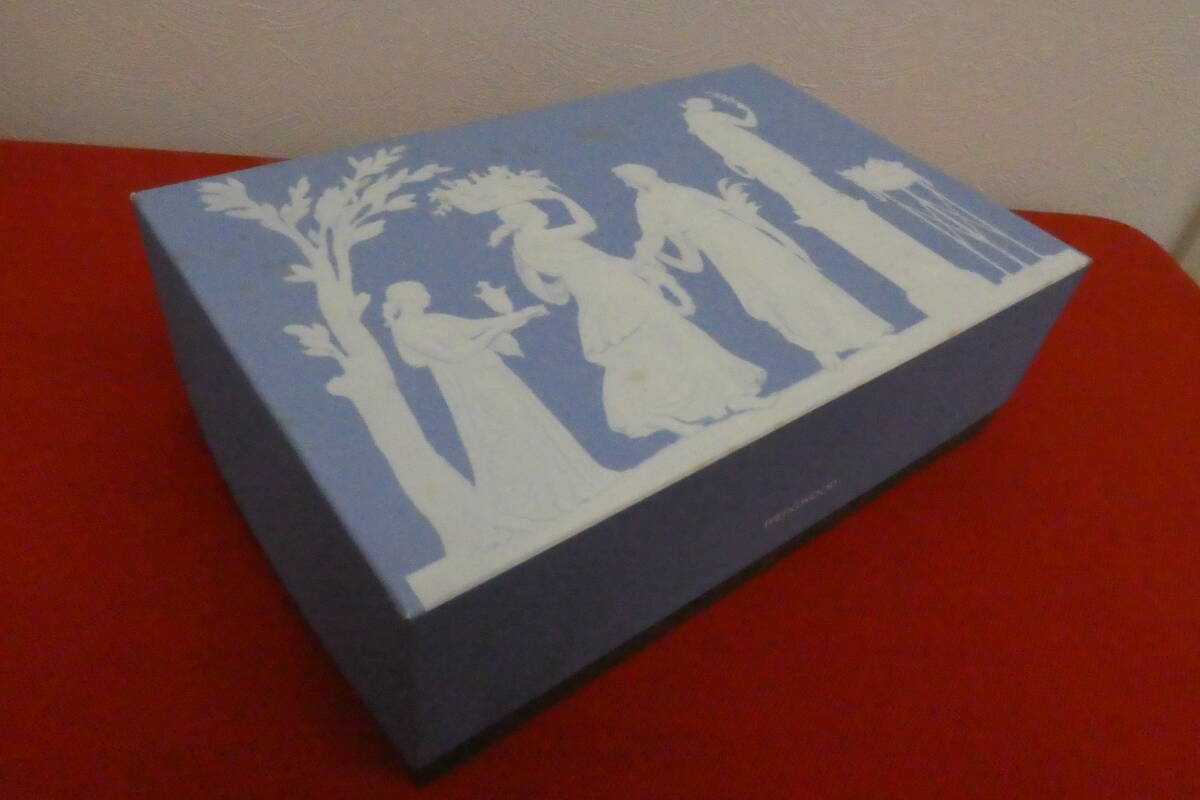 A【11969】★WEDGWOOD プロミシスウィズディス★ペア シャンパングラス ウェッジウッド 箱有 経年保管品_画像7