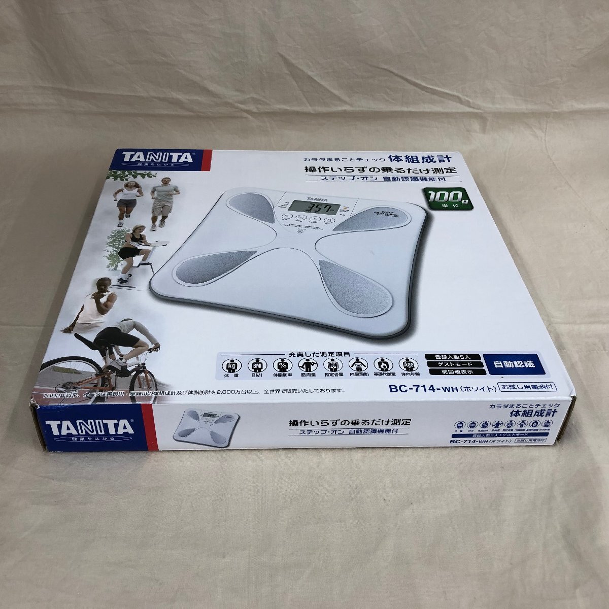 TANITA(tanita)kalada целиком проверка измеритель состава тела BC-714 цвет : белый * не использовался товар ( магазин номер :060110)