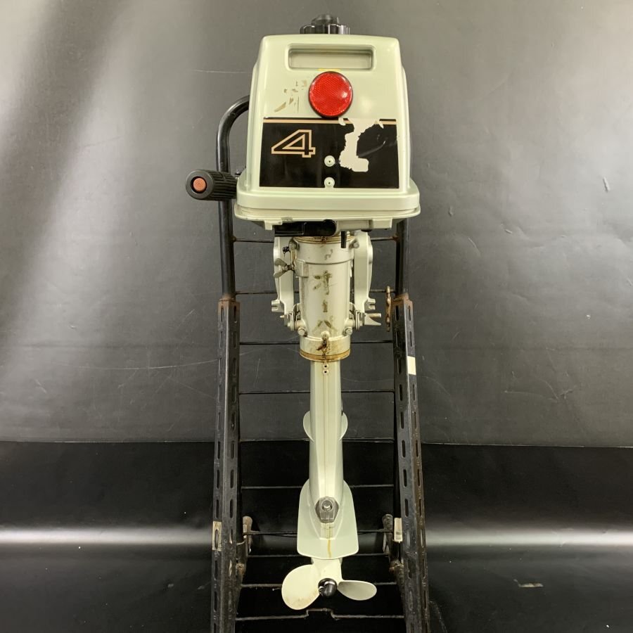 【引取限定/発送不可】SUZUKI 小型船舶用船外機 スズキDT4 型式:00402S 4馬力 ※起動/動作未確認品＊ジャンク品【福岡】_画像3