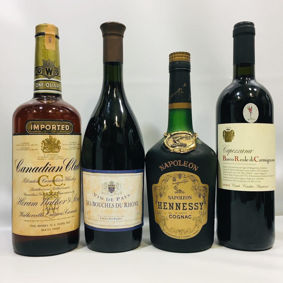 ■【買取まねきや】古酒 未開栓 ハイランドパーク 18年 箱付 マムコルドンルージュ ケース付 ナポレオン ヘネシー 他 計10点■_画像10