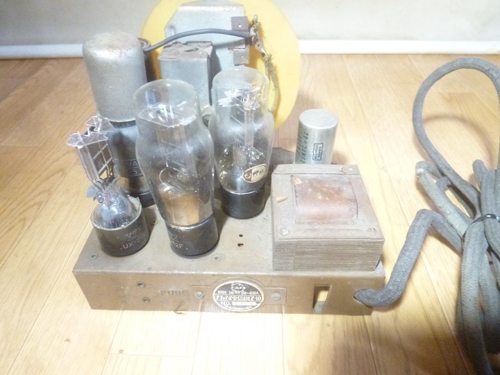 No.274 ■ナショナル 真空管 ラジオ Z-10 部品 ジャンク_画像4