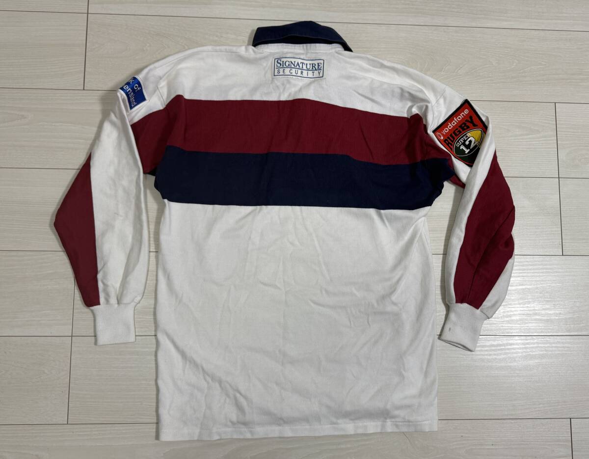 ★カンタベリー CANTERBURY ラグビー 長袖 ラガーシャツ オーストラリア製★_画像4